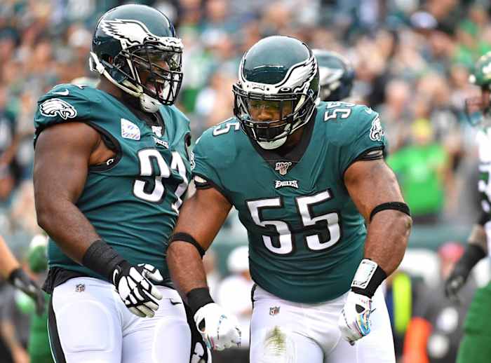 Fletcher Cox and Brandon Graham have been teammates since they arrived in the league in 2010 for Graham and 2012 for Cox